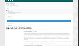 
							         Human Resources Online Employee AccessOnline ... - DoDEA								  
							    
