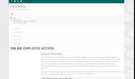 
							         Human Resources Online Employee AccessOnline Employee ...								  
							    