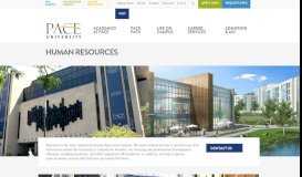 
							         Human Resources | PACE UNIVERSITY								  
							    