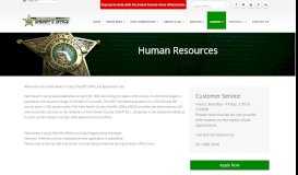 
							         Human Resources - Palm Beach County Sheriff's Office								  
							    