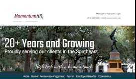 
							         Human Resources | Payroll | Momentum Resources Savannah								  
							    
