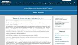 
							         Human Resources : Peabody Public Schools								  
							    