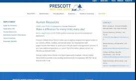 
							         Human Resources | Prescott Unified School District								  
							    