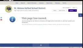 
							         Human Resources - St. Helena Unified School District								  
							    