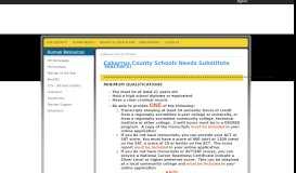 
							         Human Resources / Substitutes - Cabarrus County Schools								  
							    