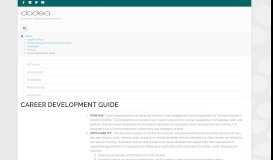 
							         Human Resources TrainingCareer Development Guide - DoDEA								  
							    