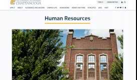 
							         Human Resources - UTC.edu								  
							    