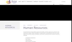 
							         human resources - Welcome to Duluth, GA								  
							    