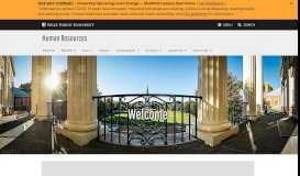 
							         Human Resources | Welcome - Wake Forest University								  
							    