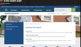 
							         Human Services | Floyd County, IA - Official Website								  
							    