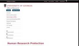 
							         Human Subjects Office, Human Research Protection Program, Office ...								  
							    