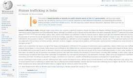 
							         Human trafficking in India - Wikipedia								  
							    