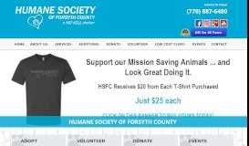 
							         Humane Society of Forsyth County | Cumming, GA No Kill Dog ...								  
							    