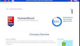 
							         HumanGood - Great Place To Work United States								  
							    