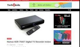 
							         Humax HDR-7500T Digital TV Recorder review - Tech Guide								  
							    