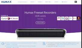 
							         Humax UK | Freesat, Freeview, Youview box								  
							    