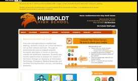 
							         Humboldt High School / Homepage - Saint Paul Public Schools								  
							    