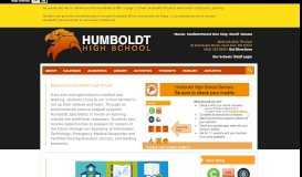 
							         Humboldt High School / Homepage - St. Paul Public Schools								  
							    