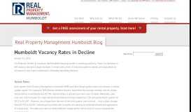 
							         Humboldt Vacancy Rates in Decline | Real Property Management ...								  
							    