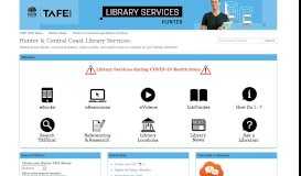 
							         - Hunter & Central Coast Library Services - Library Home at TAFE ...								  
							    