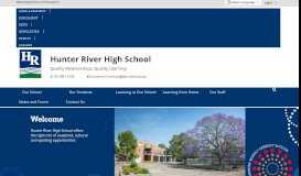 
							         Hunter River High School: Home								  
							    