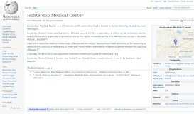 
							         Hunterdon Medical Center - Wikipedia								  
							    