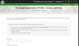
							         Hunting and Fishing Licenses - MS.GOV								  
							    