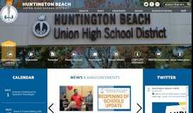 
							         Huntington Beach Union High School District								  
							    