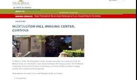 
							         Huntington-Hill Imaging Center, Cordova - The Hill Medical Corporation								  
							    