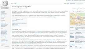 
							         Huntington Hospital - Wikipedia								  
							    