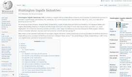 
							         Huntington Ingalls Industries - Wikipedia								  
							    