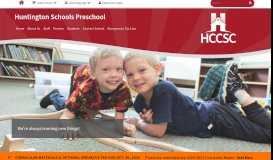 
							         Huntington Schools Preschool: Home								  
							    