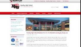 
							         Huntley High School Ranked #1 in U.S. for Blended Learning by ...								  
							    