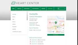 
							         Huntsville – Locations | Heart Center Inc - The Heart Center								  
							    