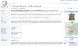 
							         Hurlstone Agricultural High School - Wikipedia								  
							    