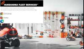 
							         Husqvarna Fleet Services™								  
							    