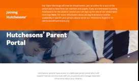 
							         Hutchesons' Parent Portal | Hutchesons' Grammar School								  
							    