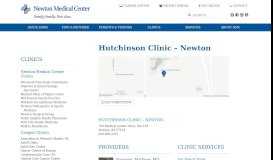 
							         Hutchinson Clinic - Newton - Newton Medical Center								  
							    