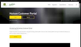 
							         Hutson Customer Portal | Hutson Inc								  
							    