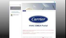 
							         HVAC EMEA Portal > HOME								  
							    