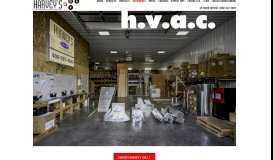 
							         HVAC — Harvey's								  
							    