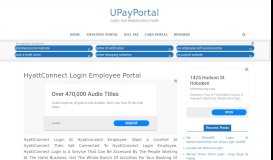 
							         HyattConnect Employee Login Portal - UPayPortal								  
							    