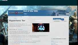 
							         Hyperions Tor | God of War Wiki | FANDOM powered by Wikia								  
							    