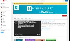
							         Hyperwallet - YouTube								  
							    