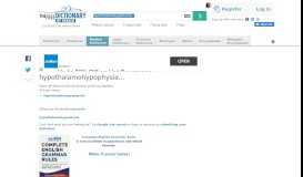 
							         Hypothalamohypophysial portal system | definition of ...								  
							    