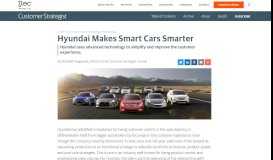 
							         Hyundai Makes Smart Cars Smarter | TTEC								  
							    