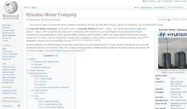 
							         Hyundai Motor Company - Wikipedia								  
							    