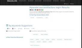 
							         Hyundai successfactors login Results For Websites Listing								  
							    