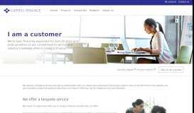 
							         I am a customer | Capital Finance								  
							    