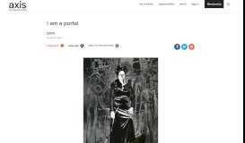 
							         I am a portal | Susan Eyre | Axisweb: Contemporary Art UK Network								  
							    